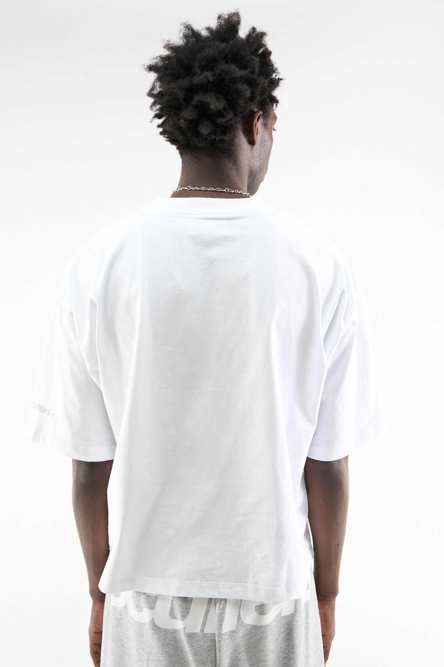 Earphones White T-Shirt