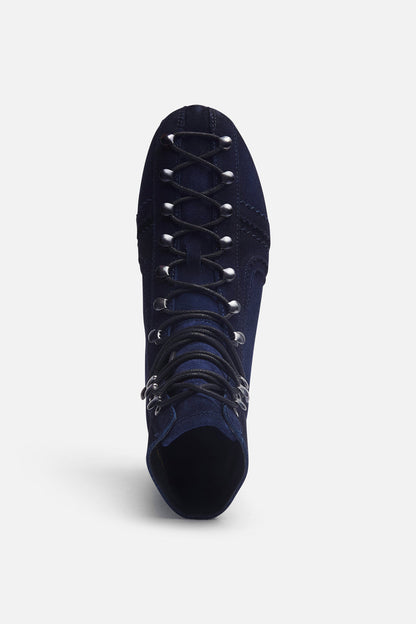 Iconic Navy Suede Boots